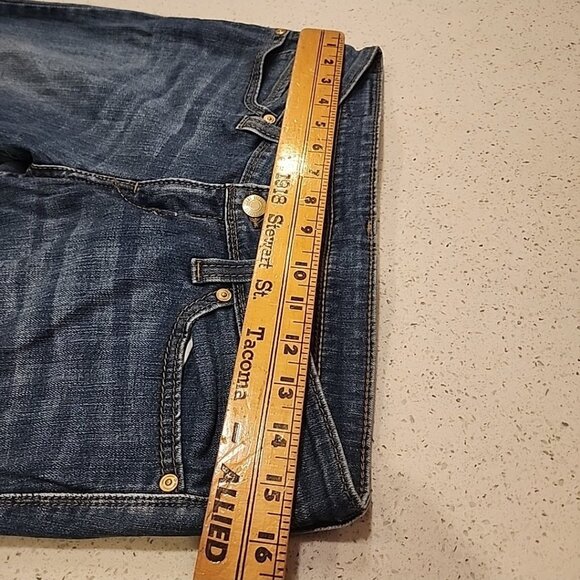 Vintage Levis Low Rise Skinny Jeans Size 7 Y2K 90s - Picture 4 of 6